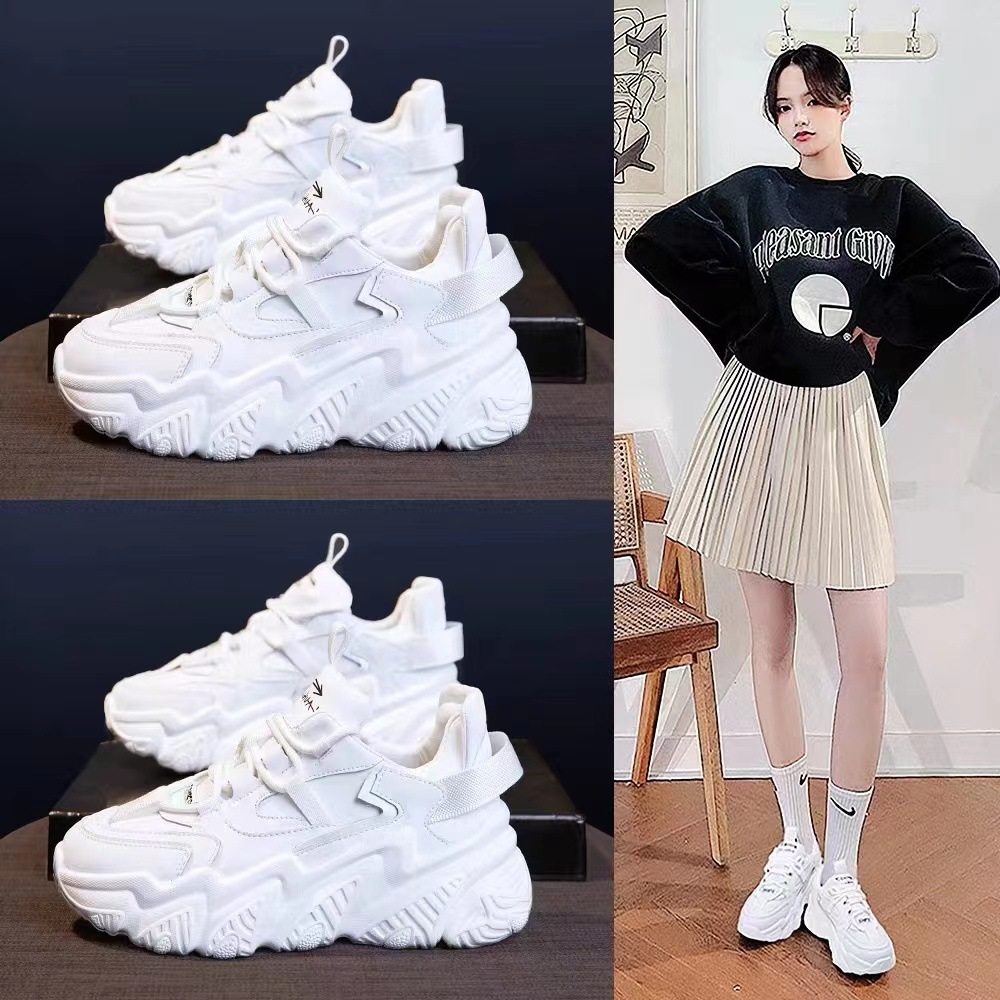 老爹鞋女ins潮秋季女鞋2024新款鞋子百搭夏季透气松糕厚底运动鞋,女鞋,时尚休闲鞋,淘宝优惠券,粉丝福利购,淘宝优惠卷
