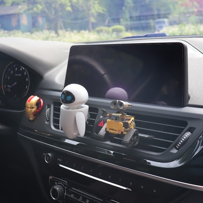 机器人总动员出风口香薰汽车摆件