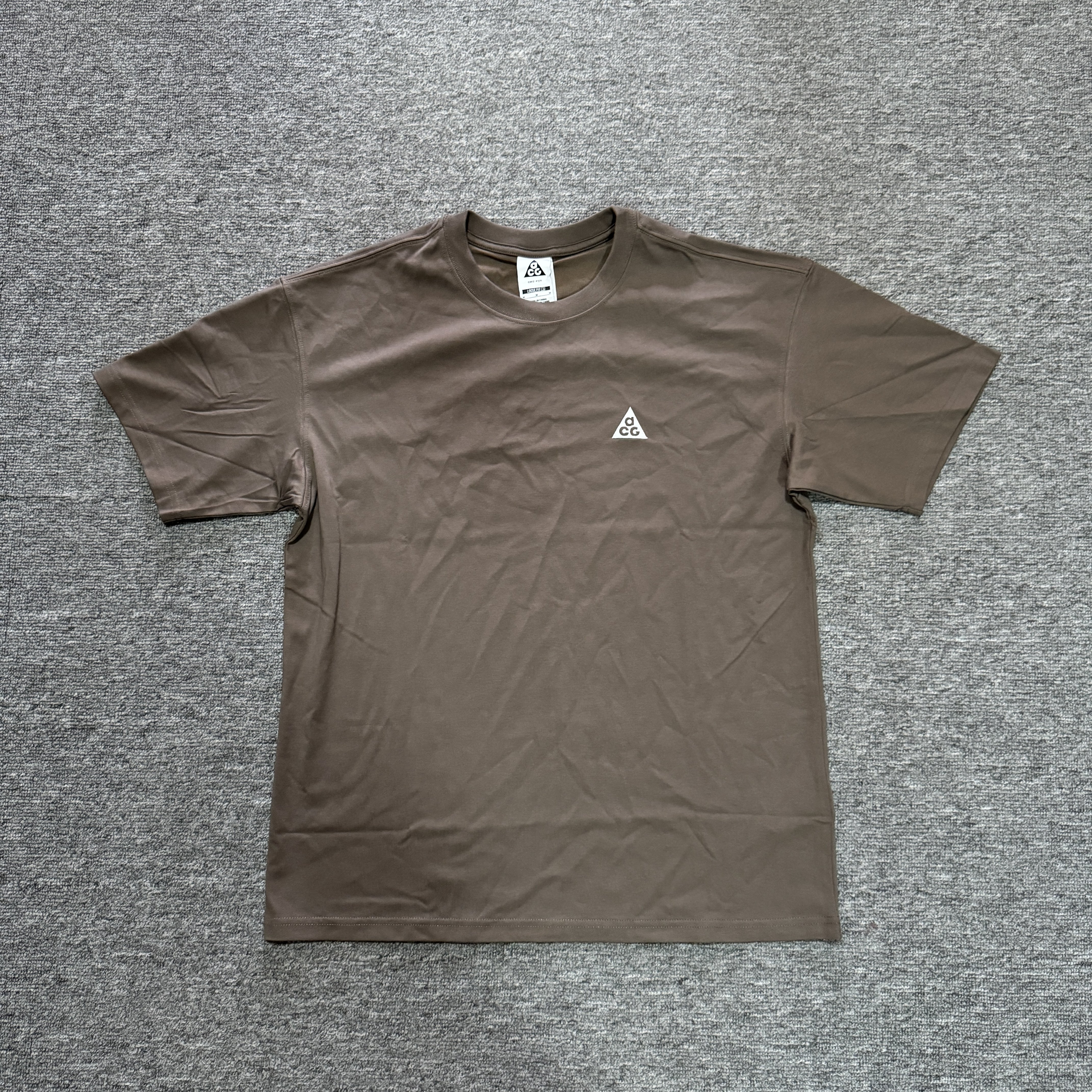 NIKE ACG LOGO 户外机能刺绣宽松透气运动休闲T恤短袖 DC5357-004