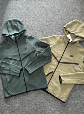 Nike/耐克 TECH FLEECE男子针织双拉链头连帽夹克外套HV0950-338