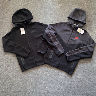 FLEECE男子针织双拉链头连帽夹克外套FB7922 TECH 013 耐克 Nike