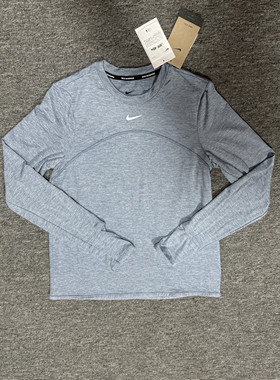 Nike/耐克女子反光跑步运动训练速干透气防晒套头长袖 FB4298-440
