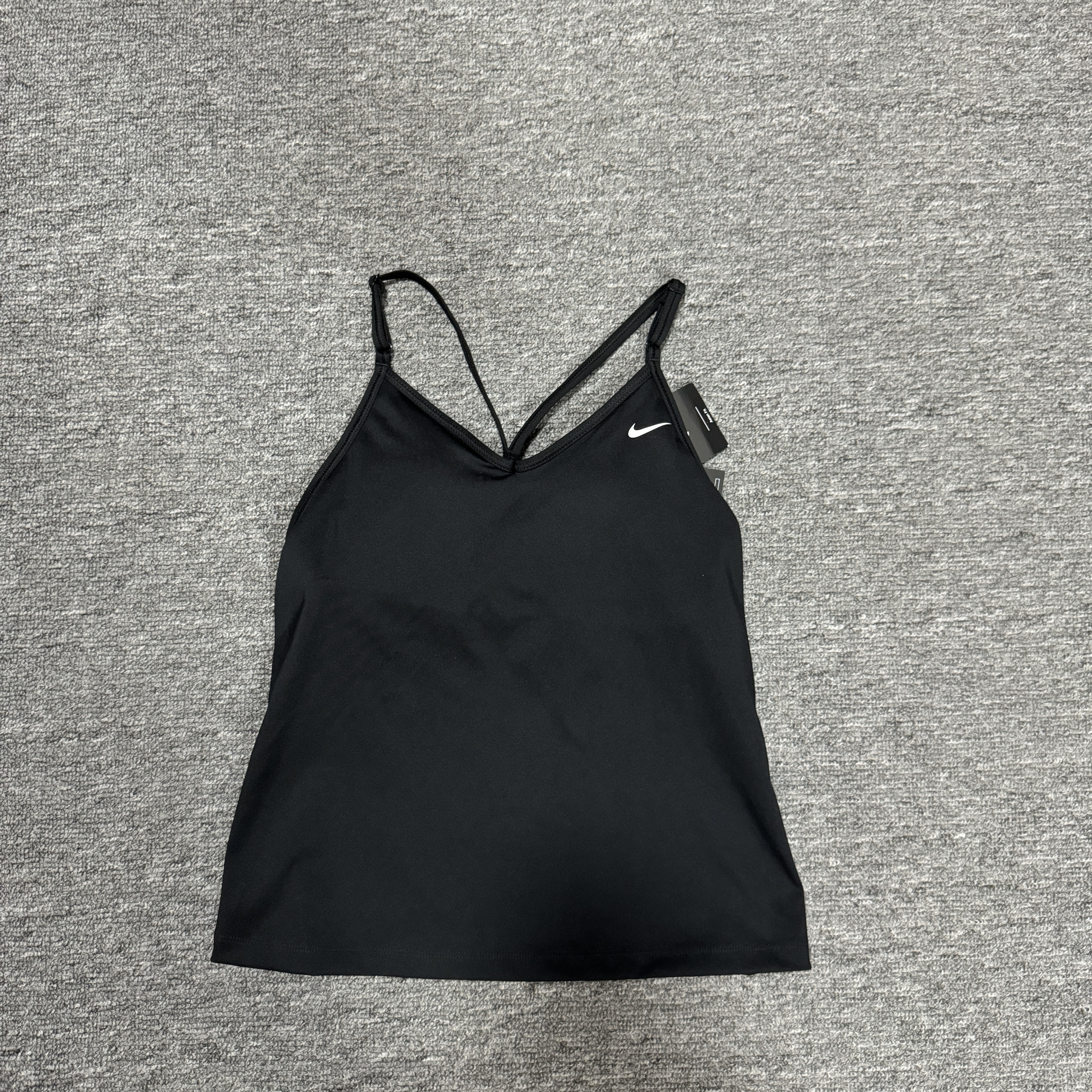 Nike/耐克 女子夏季运动跑步训练速干透气外穿带胸垫背心T DX0031