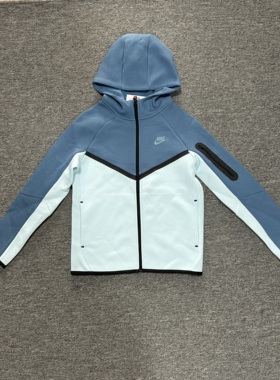 Nike/耐克 TECH FLEECE 男女大童儿童运动休闲拼接外套HV5867-474