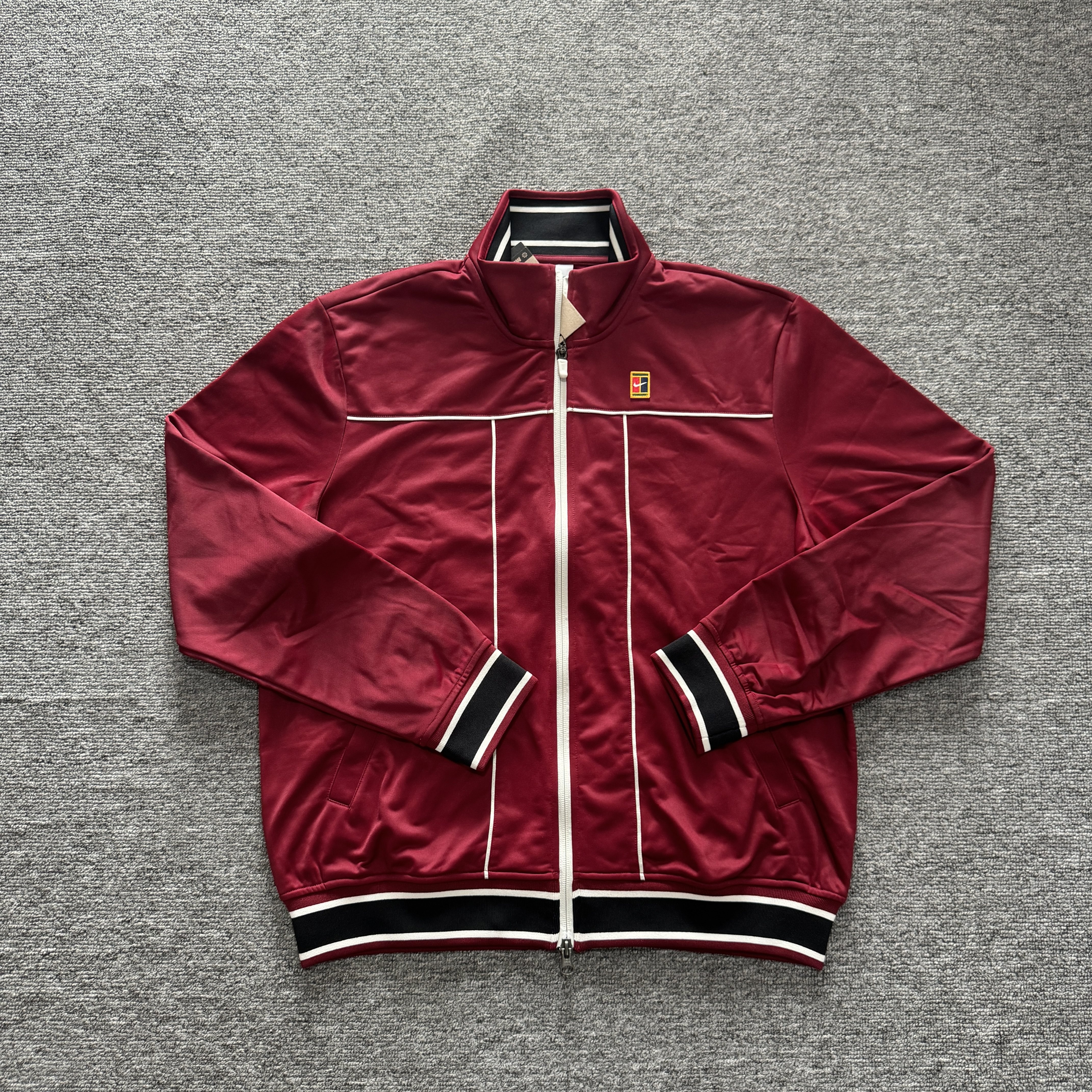 Nike耐克 男子运动休闲网球训练透气宽松立领夹克外套HV8213-677,运动服/休闲服装,运动茄克/外套,淘宝优惠券,粉丝福利购,淘宝优惠卷