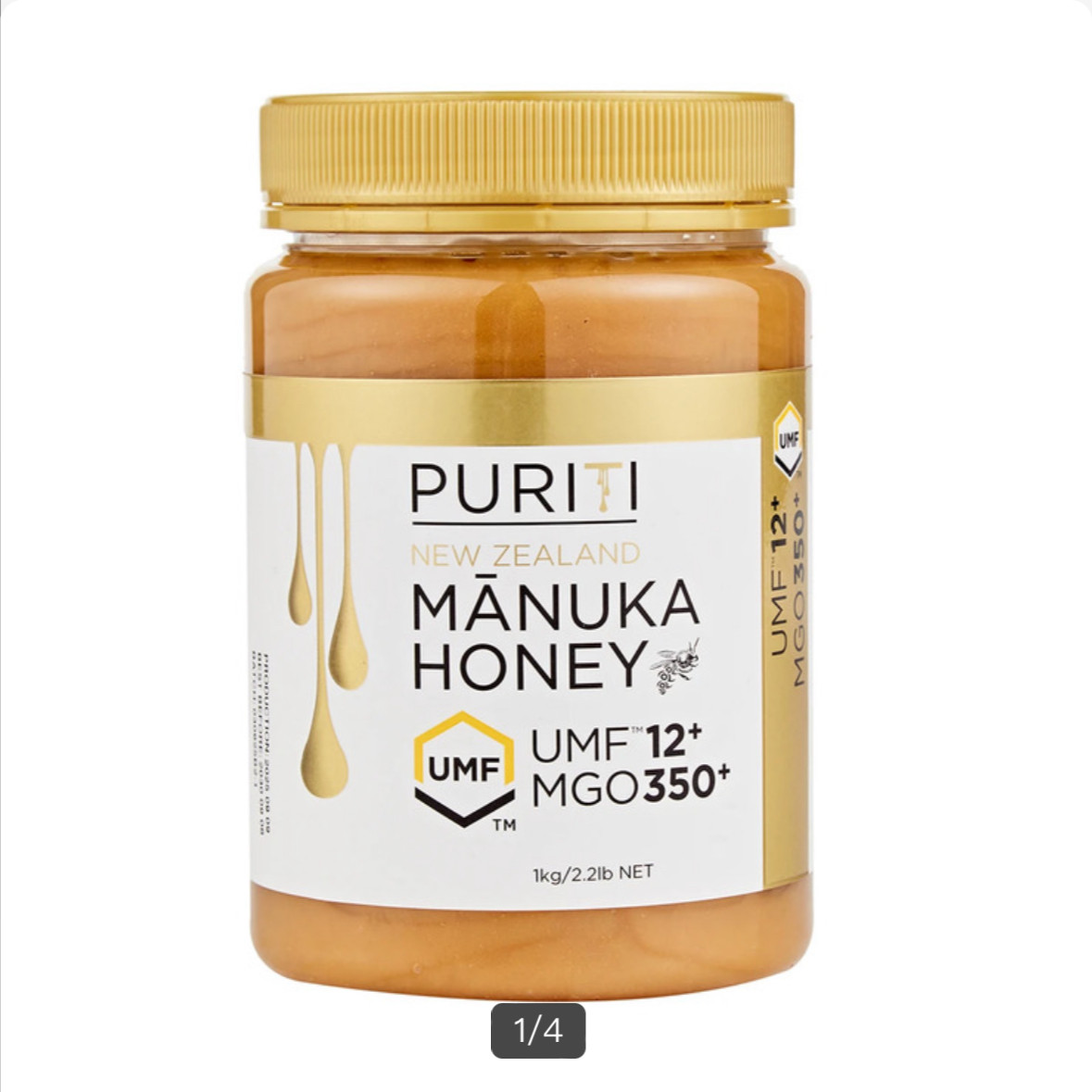 SAM&COSTCO代购新西兰进口麦卢卡蜂蜜1kg