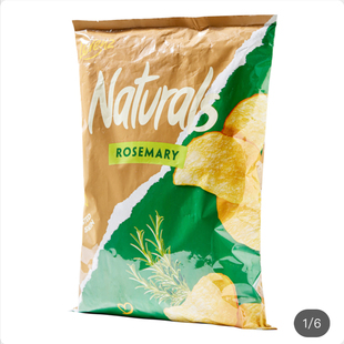 上海开市客代购德国进口LORENZ劳伦兹迷迭香味薯片100g*4包分享装