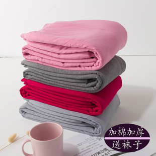 宽松男女家居裤 父亲妈妈棉裤 秋冬全棉 加厚老人大码 中老年保暖裤