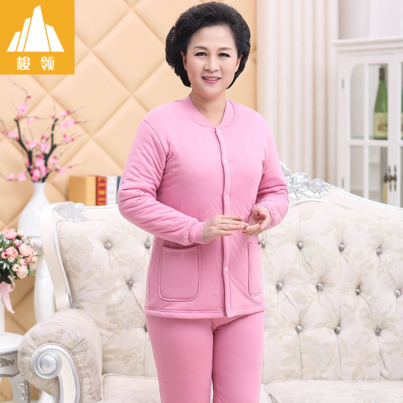 长袖女简约纯棉宽松舒适加厚