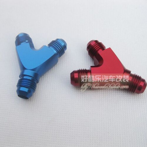 Y型三通AN4/AN6汽油管 机油管三通快速接头 Adapter Fittings