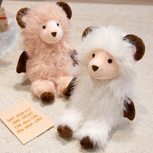 羊年吉祥物咩咩羊玩偶毛绒玩具小绵羊玩偶小羊抱枕布娃娃儿童礼物