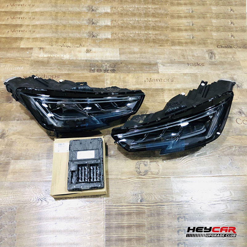 适用于奥迪a4ls4a4allroadrs4矩阵大灯熏黑矩阵大灯熏黑led前大灯