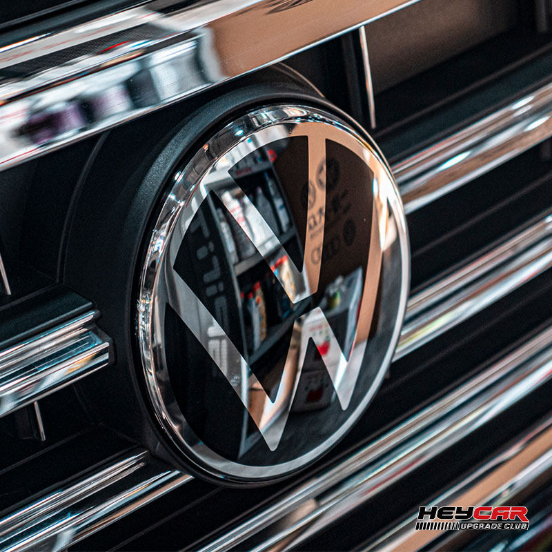 适用于大众途锐 新款前后标 新款logo 原厂中网标 后尾标