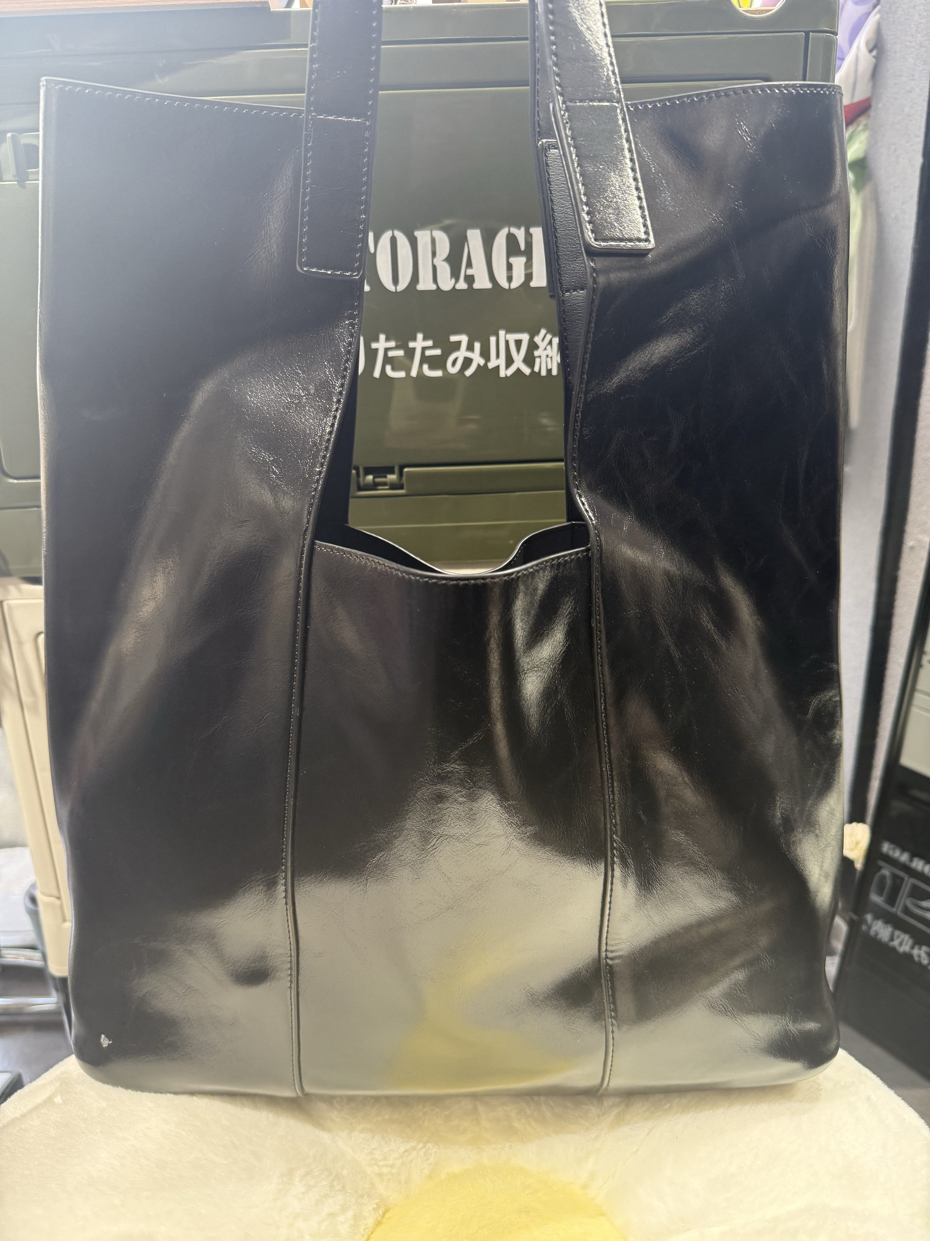 2026新款百搭油蜡皮手提单肩斜挎大容量高级感小众简约腋下女包