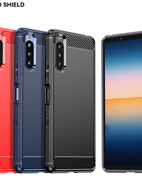 适用索尼10手机壳Xperia10II/III/IV/10Plus拉丝纹保护套防摔软壳