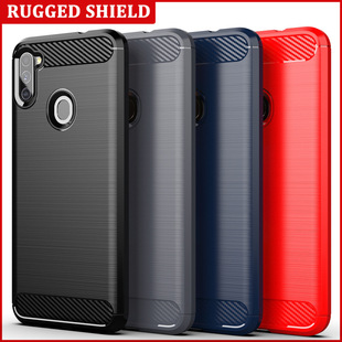 适用SAMSUNG三星Galaxy A11手机壳M11/M115F/SM-A115/A11美版/欧版拉丝防滑保护套防摔软壳