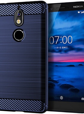 适用诺基亚7手机壳7Plus拉丝防摔7.1保护套7.2TPU简约TPU薄软壳套