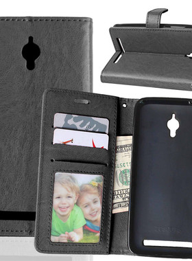 华硕Zenfone GO|ZC500TG|Z00VD钱包插卡软胶手机壳翻盖保护皮套女