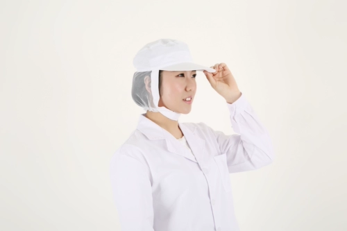 Рабочая шапка, белая сетка для волос, шнурок-держатель, делается под заказ