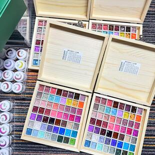 【新店特惠】YHH樱禾拍拍胶、ins胶、颜料胶单色/九宫格/木盒分装