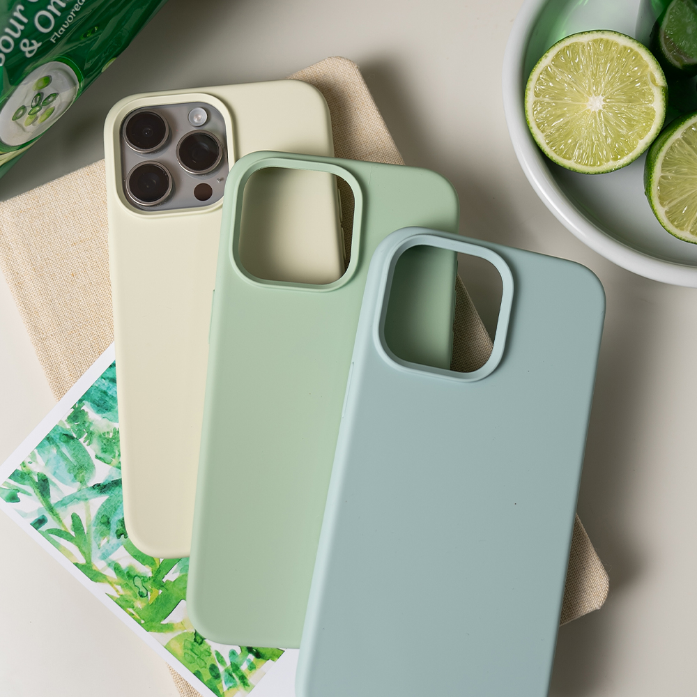 苹果真正液态硅胶夏季绿色