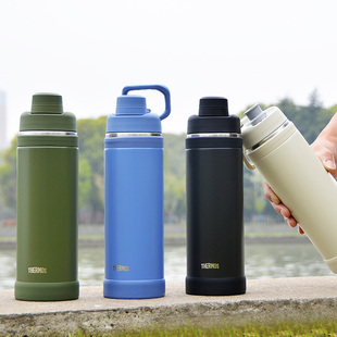 日本膳魔师保温杯户外大容量便携水壶夏季 JOY 健身保冷1L杯子FJU