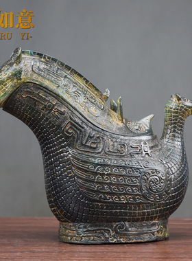 御如意铜摆件复古怀旧