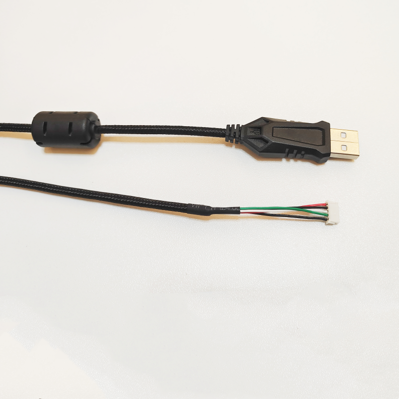 USB键盘连接线断线更换5P适用海盗船键盘线ZH1.5黑色樱桃MX1.25mm