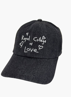 方式商店｜Whart 皇家“爱”学院 黑色牛仔丹宁棒球帽