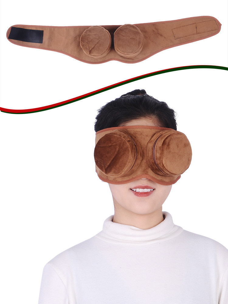 无烟眼部艾灸盒随身灸家用纯铜盒眼睛美容祛皱温灸艾条柱艾灸罐