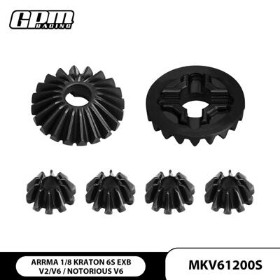 ARRMA 6S EXB 莫哈维EXB 卡屯流浪V6 中碳钢差速器齿轮组适用29MM
