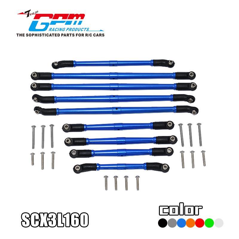 Axial SCX10 III Jeep AXI03006T1/T2铝合金正反牙可调节全车拉杆