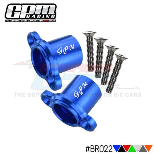 LOSI 1/10 BAJA REY 铝合金后杯叉固定座-对BR022