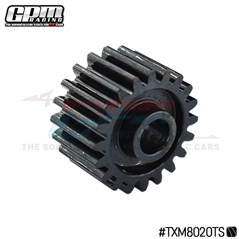 TRAXXAS-1/5 X-MAXX 8S 与 XRT 通用中碳钢电机变速器输入齿轮20T