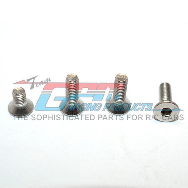 GPM SUS304不锈钢M3平头内六角螺丝M3/M4牙-20粒装