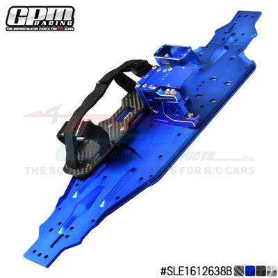 TRAXXAS 1/8 SLEDGE(雪橇)8S 铝合金7075-T6底盘套件