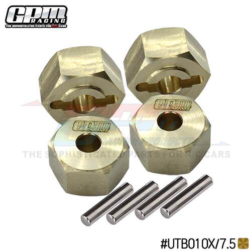 AXIAL-1/18 UTB18 小山羊CAPRA 黄铜六角轮毂接合器(12X7.5MM）
