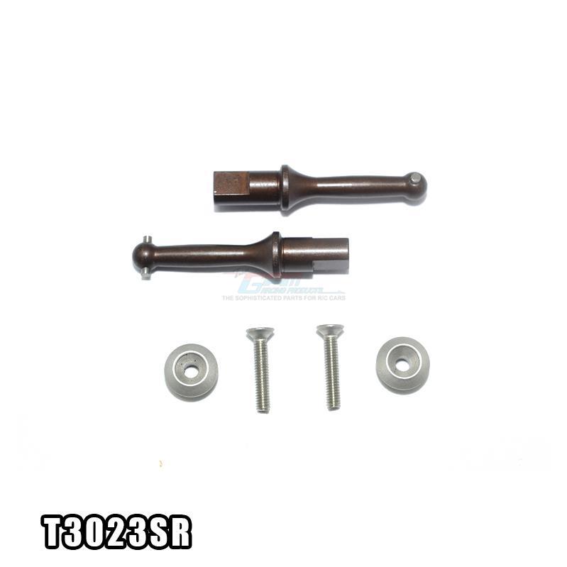 GPM TAMIYA T3-01 S2工具钢料一体式后轮轴-对T3023SR