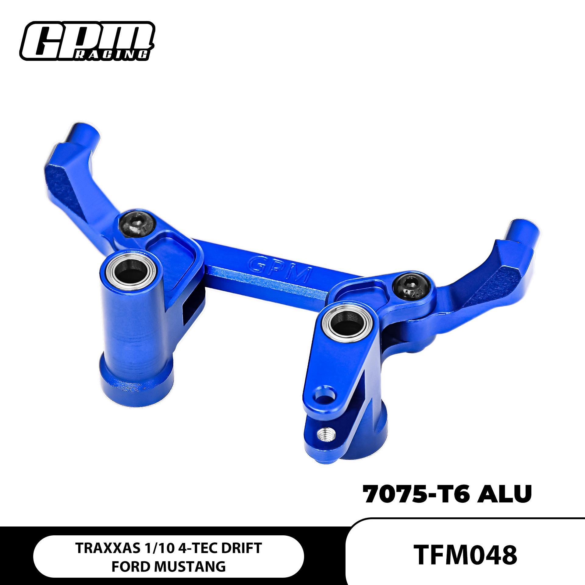 TRAXXAS 1/10 4-TEC DRIFT FORD MUSTANG 铝合金7075前转向组合