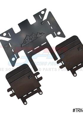 TRAXXAS-1/18 4WD TRX4M 福特 路虎  金属护底+两个护蛋 三件套