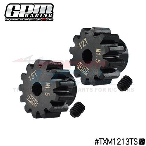 TRAXXAS-1/5 X-MAXX 6S/8S XRT通用 中碳钢1.5模数 12T/13T马达齿