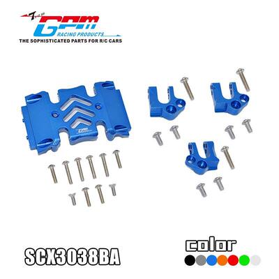 Axial SCX10 III Jeep AXI03007 AXI0306铝合金中波箱底盘+固定码