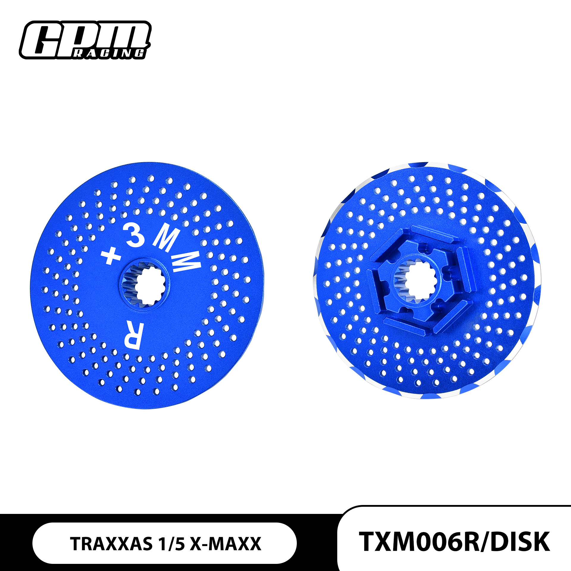TRAXXAS X-MAXX 1/5铝合金后结合器刹车碟款-对TXM006R/DISK