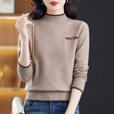 杭州四季青女装广州十三行高端义乌打底衫针织衫毛衣大朗不起球