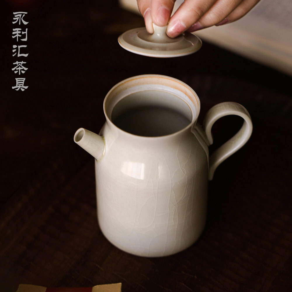 小茶壶一人用大红袍小号景德镇图片