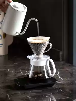 HARIO Japanese coffee filter Cup hand flush V60 resin coffee pot drip filter Cup transparent cup Halio