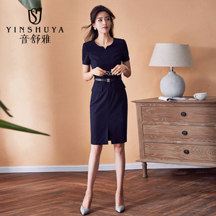 女性职业装套装2023新款时尚夏正装连衣裙面试服装气质工装工作服