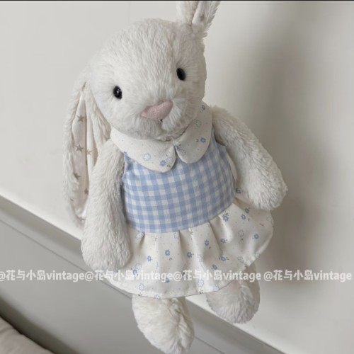 小岛手作 23/31cm邦尼兔衣服Medium中号兔子娃衣田园风连衣裙着替