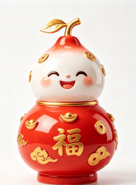 葫芦雕塑玻璃钢雕塑卡通雕塑网红打卡雕塑引流神器商场美陈装置
