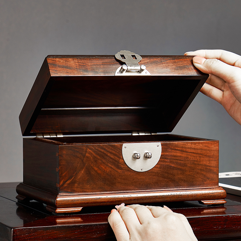 贡匠红酸枝首饰盒收纳盒